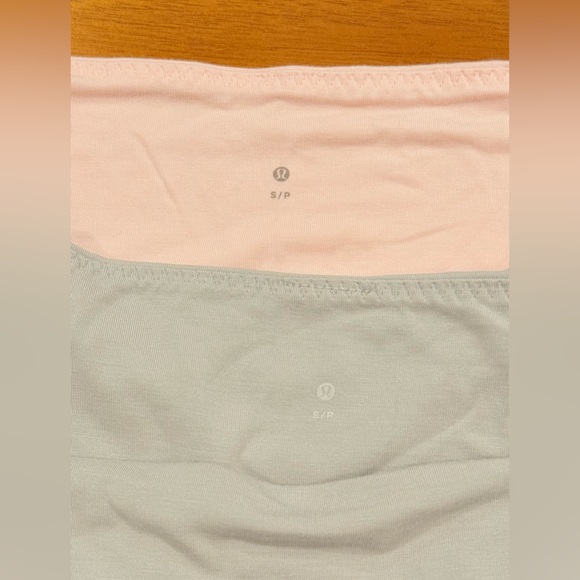 Lululemon Pink and Gray UnderEase high rise shortie underwear - Picture 1 of 2